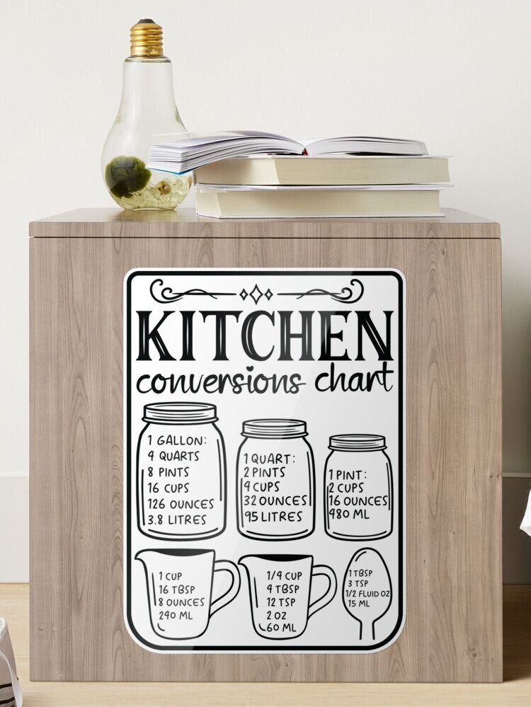 Kitchen Conversion Chart Magnet – Johnson Brothers Woodshop Designs