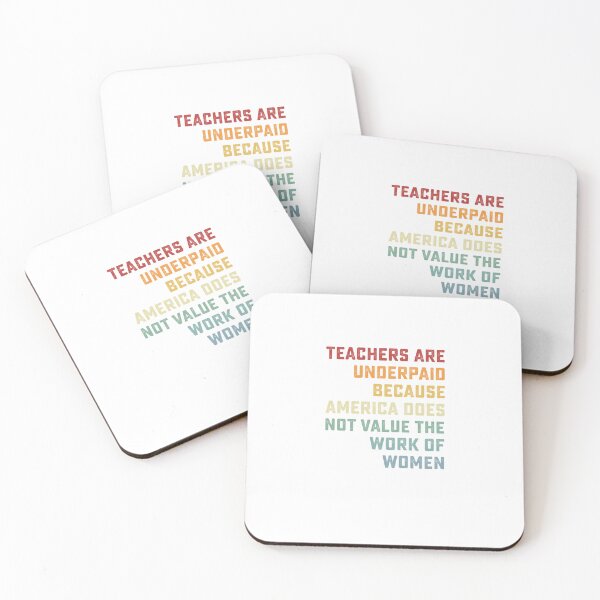 Item preview, Retro Vintage Teachers Are Underpaid Because America Does Not Value Fun  Classic T-Shirt designed and sold by AntonHiebler.