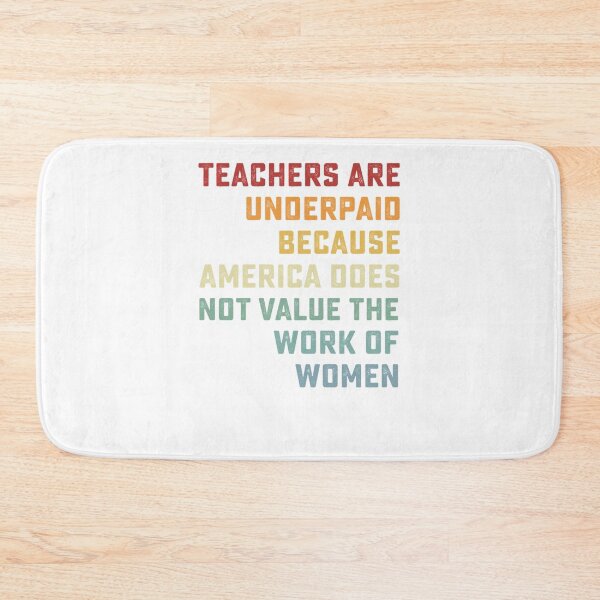 Item preview, Retro Vintage Teachers Are Underpaid Because America Does Not Value Fun  Classic T-Shirt designed and sold by AntonHiebler.