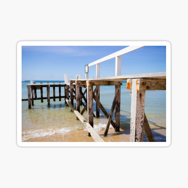 Shelley Beach, Portsea, Mornington Peninsula, Victoria, Australia. Sticker