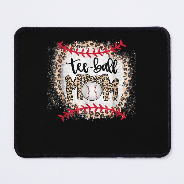 Item preview, Ball Mom Mother's Day Tee Teeball Mom Leopard Funny T-Shirt designed and sold by nuzzilrhall.