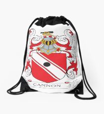 Cannon Coat of Arms Drawstring Bag