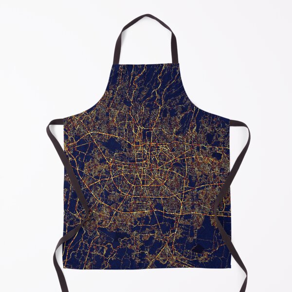 Item preview, Bandung, West Java, Indonesia Map  - City At Night designed and sold by deMAP.