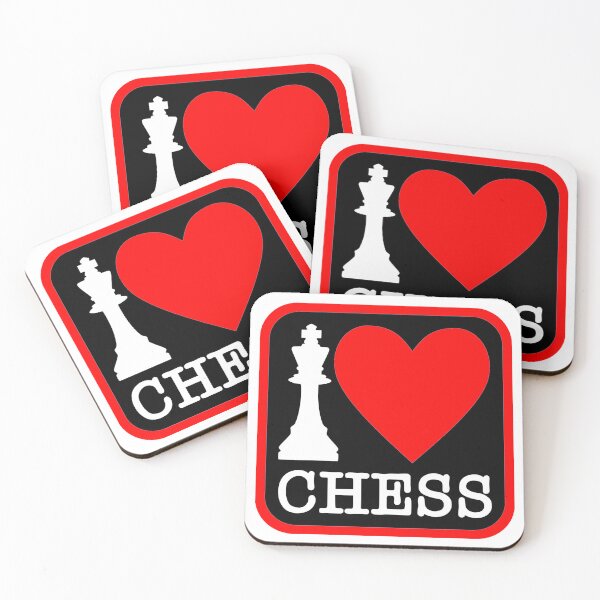 Item preview, I love Chess Queen Chess Lovers I Heart Chess Love Chess designed and sold by Minnesnowta.