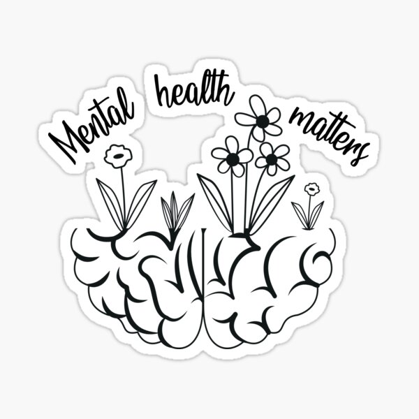 Item preview, mental health matters designed and sold by Ashi17.