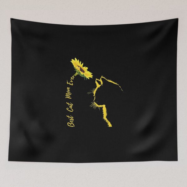 Item preview, Best Cat Mom Ever Cat Mom Sunflower Mother's Day Cat designed and sold by CesarDiaz.