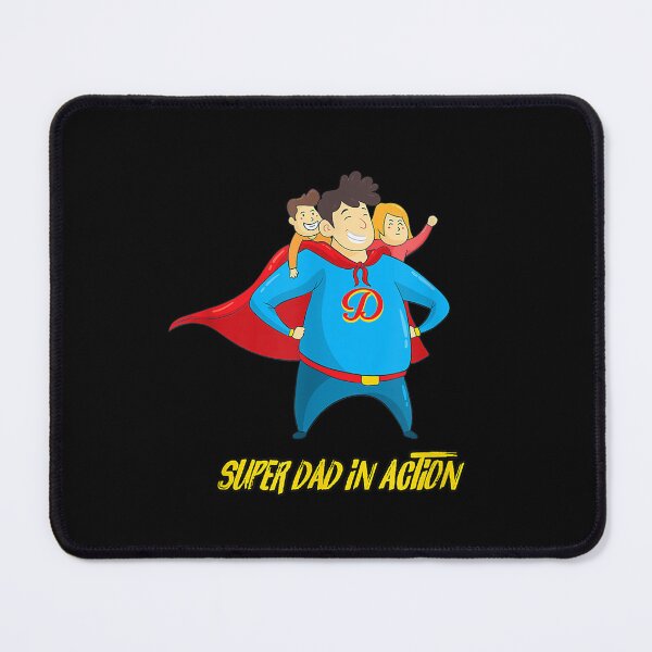 Item preview, Funny Father39;s Day Parents Super Dad Action Father Men Gift T-Shirt designed and sold by BerschEverett.
