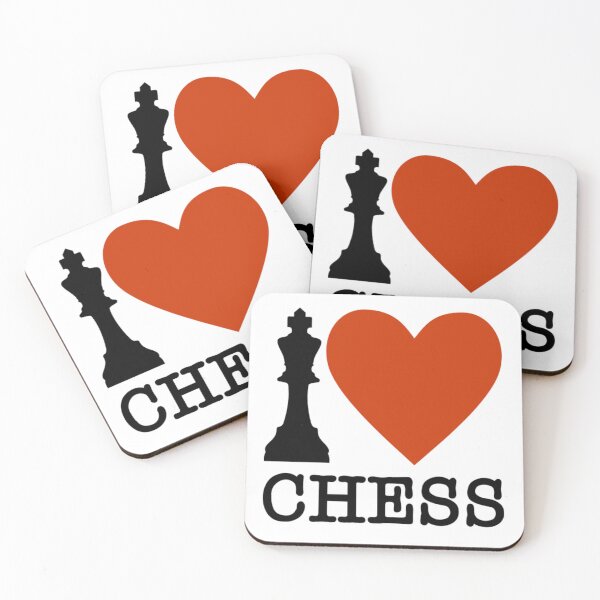 Item preview, I love Chess Queen Chess Lovers I Heart Chess Love Chess designed and sold by Minnesnowta.