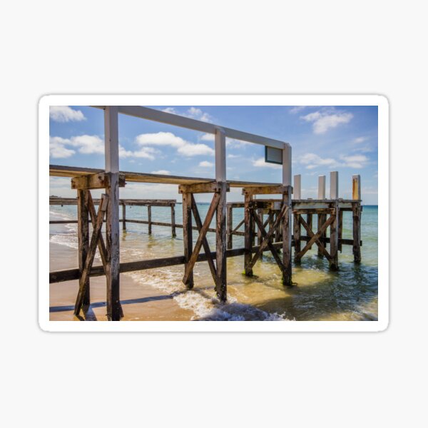Shelley Beach, Portsea, Mornington Peninsula, Victoria, Australia. Sticker