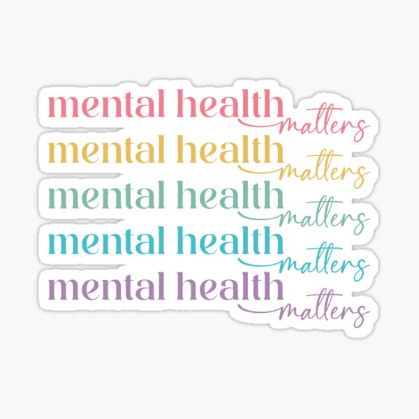 Item preview, mental health matters designed and sold by Ashi17.