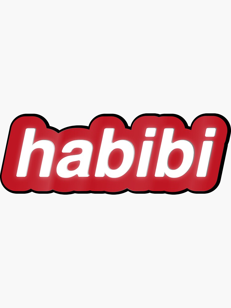 Habibi Sticker By Galaxy Stor Redbubble