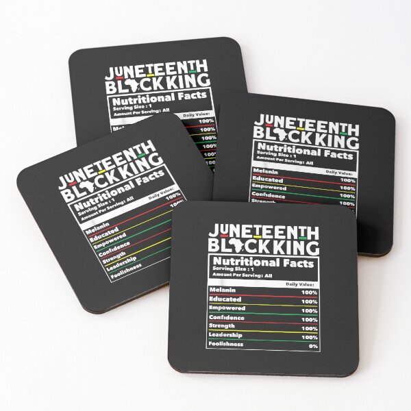 Item preview, Juneteenth Black King Nutritional Facts Men's Juneteenth designed and sold by AdrienDierckx.