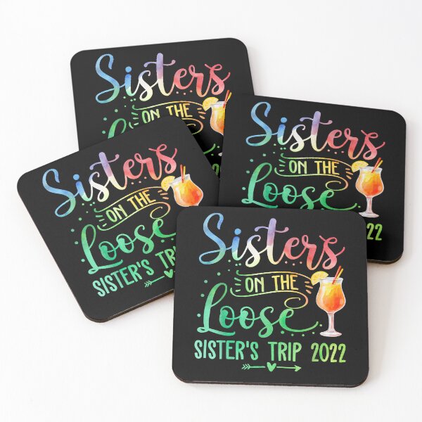 Item preview, Tie-Dye Sisters On The Loose, Sister's Weekend Trip 2022 T-Shirt designed and sold by zemelshkas.