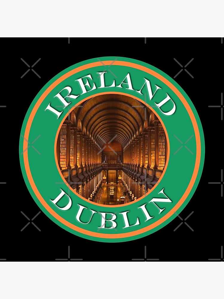 "Ireland Dublin Old Library Passport Stamps Collection" Poster for Sale by CelticTarot Redbubble