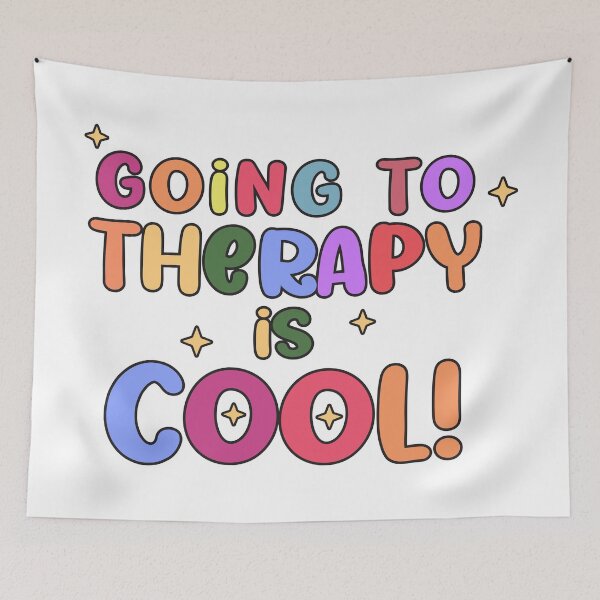 Item preview, going to therapy is cool designed and sold by Ashi17.