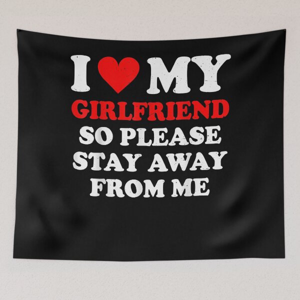 Item preview, Vintage I Love My Girlfriend Funny Boyfriend love Girlfriend T-Shirt designed and sold by nuzzilrhall.