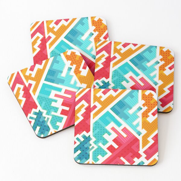 Item preview, Retro Geometric Maze designed and sold by Vector Scout Lab.