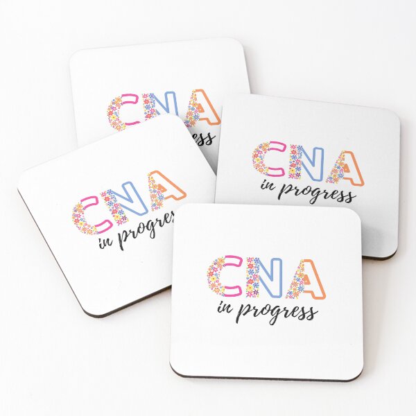 Item preview, Floral CNA in progress Nurse Assistant in progress (black text)- CNA Certified Nurse Assistant designed and sold by CaitU.