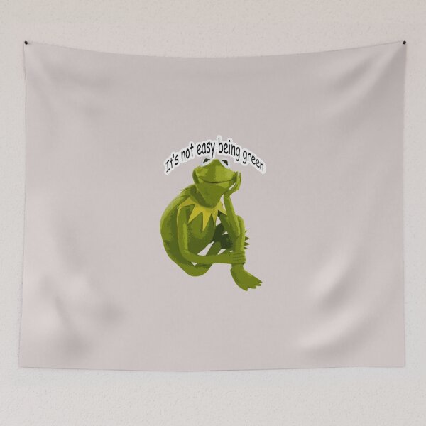 Item preview, Its not easy being green kermit the frog Classic T-Shirt designed and sold by BenjamWallb.