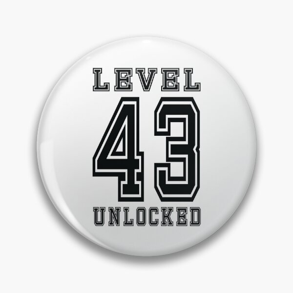 Item preview, Level 43 Unlocked designed and sold by jain-ravi002.