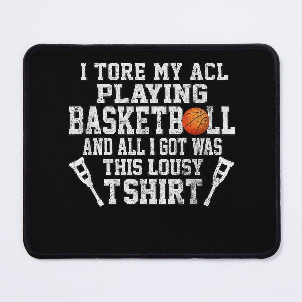Item preview, Funny Knee Surgery Torn ACL Basketball Distressed Look T-Shirt designed and sold by BurgeKarla.