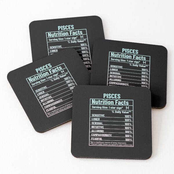Item preview, Pieces Nutrition Facts designed and sold by SimplyCosmic11.