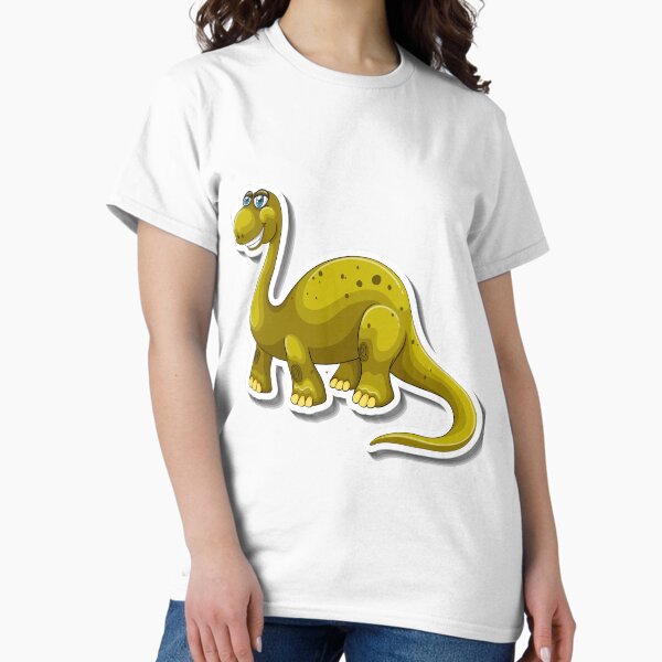 Vista previa del artículo con la obra «lindo diseño de etiqueta de dinosaurio», diseñado y vendido por designsmaster99.