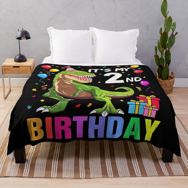 Item preview, Kids It's My 2nd Birthday Happy 2 Year T-Rex Shirt T-Shirt designed and sold by zemelshkas.