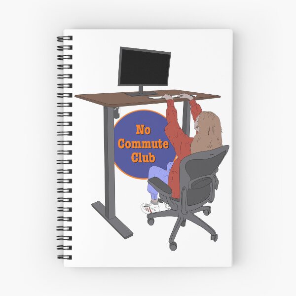 Item preview, No Commute Club - Stand Up Desk designed and sold by BubbleDesigns4U.
