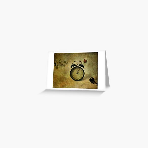 five past three Greeting Card