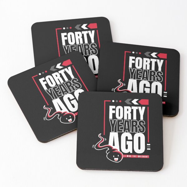 Item preview, 40 Years Ago I Was The Quickest Funny Birthday designed and sold by GeeHanz.