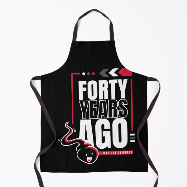 Item preview, 40 Years Ago I Was The Quickest Funny Birthday designed and sold by GeeHanz.