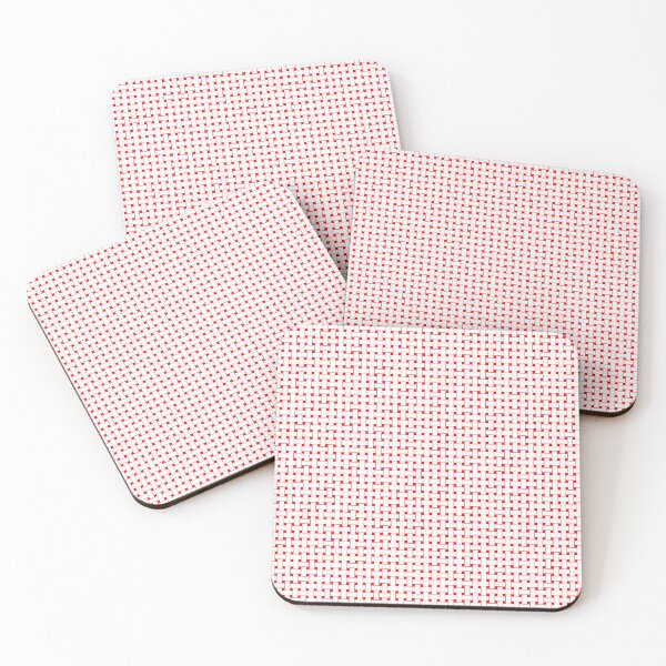 Item preview, Red Basketweave Pattern designed and sold by patterniastudio.