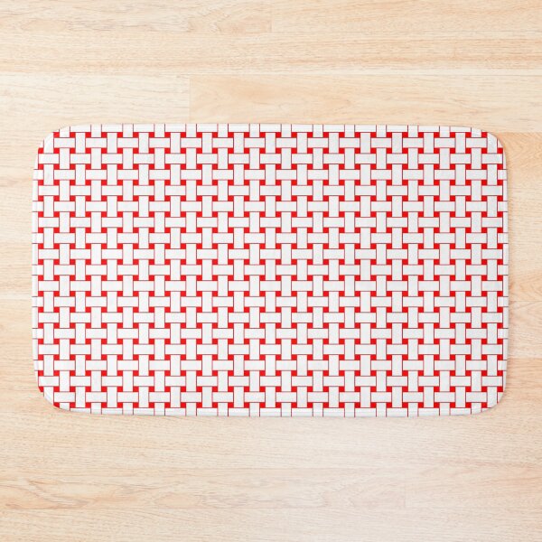 Item preview, Red Basketweave Pattern designed and sold by patterniastudio.