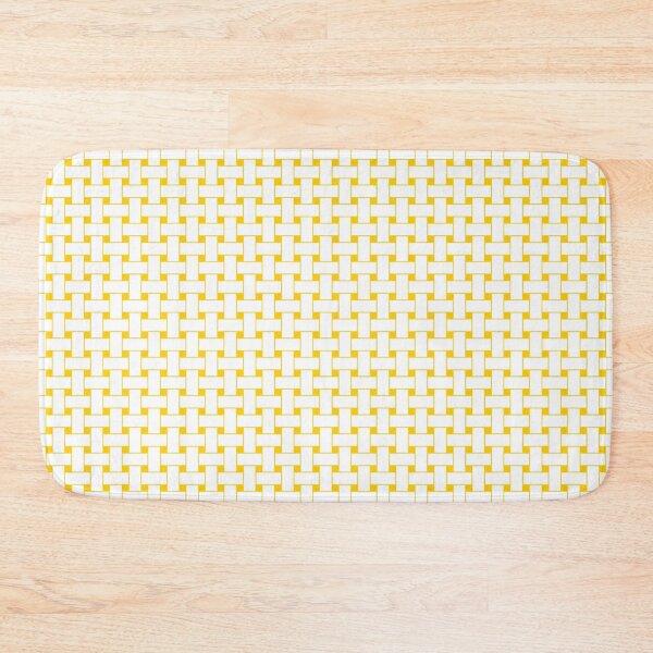 Item preview, Yellow Basketweave Pattern designed and sold by patterniastudio.