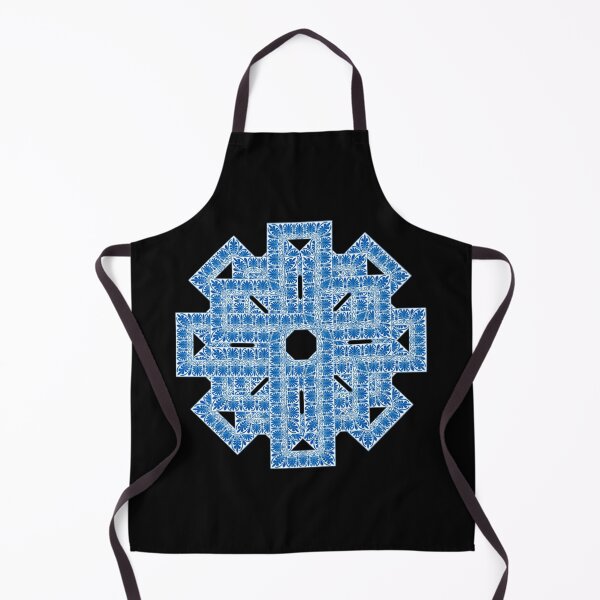 Item preview, Circular figure based on crosses, abstract art designed and sold by Meo Design.