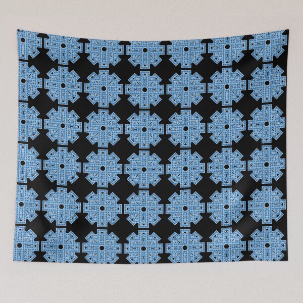 Item preview, Circular figure based on crosses, abstract art designed and sold by Meo Design.