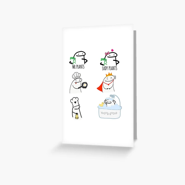 Cool Flork meme Greeting Card for Sale by onlyheba