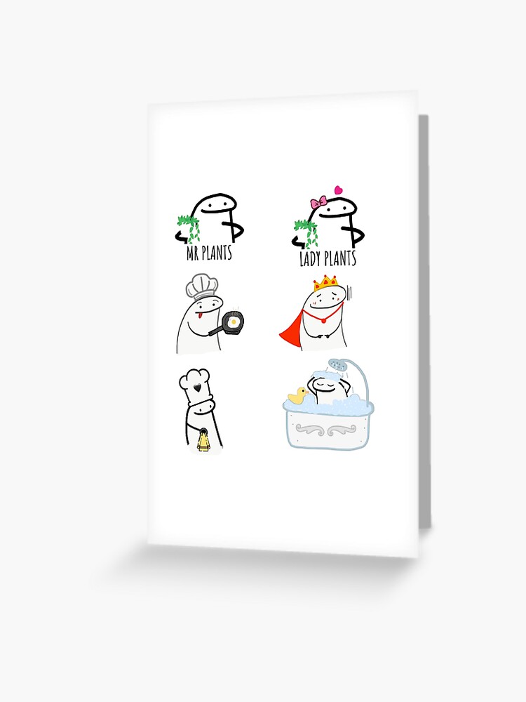 Cool Flork meme Greeting Card for Sale by onlyheba