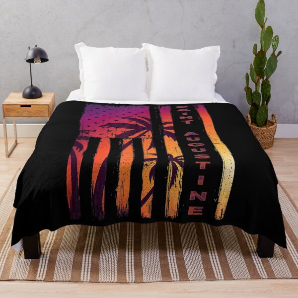 Item preview, St. Augustine Beach Vacation Florida Sunset Palm USA Flag T-Shirt designed and sold by nuzzilrhall.