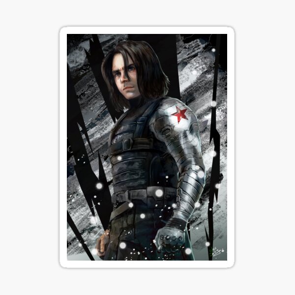 Download Winter Soldier Stickers | Redbubble