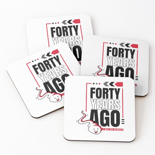 Item preview, 40 Years Ago I Was The Quickest Funny Birthday designed and sold by GeeHanz.
