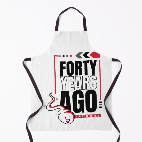 Item preview, 40 Years Ago I Was The Quickest Funny Birthday designed and sold by GeeHanz.