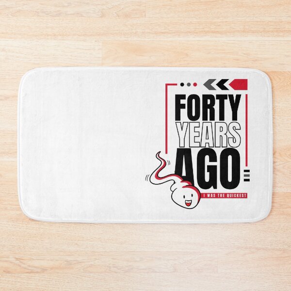 Item preview, 40 Years Ago I Was The Quickest Funny Birthday designed and sold by GeeHanz.