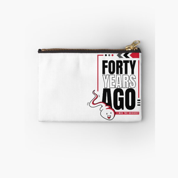 Item preview, 40 Years Ago I Was The Quickest Funny Birthday designed and sold by GeeHanz.