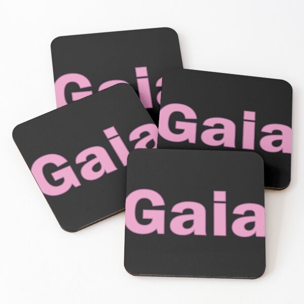 Item preview, Gaia - pink name lettering text - 0122 Classic . designed and sold by donadonvgran.