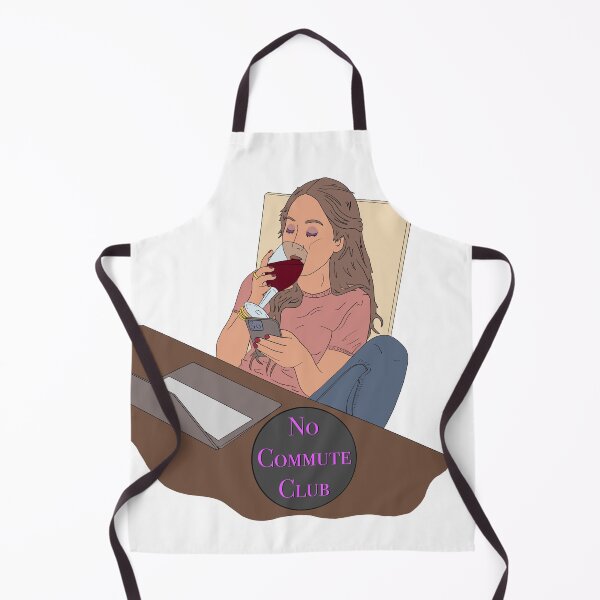 Item preview, No Commute Club - Drinking on the Job designed and sold by BubbleDesigns4U.