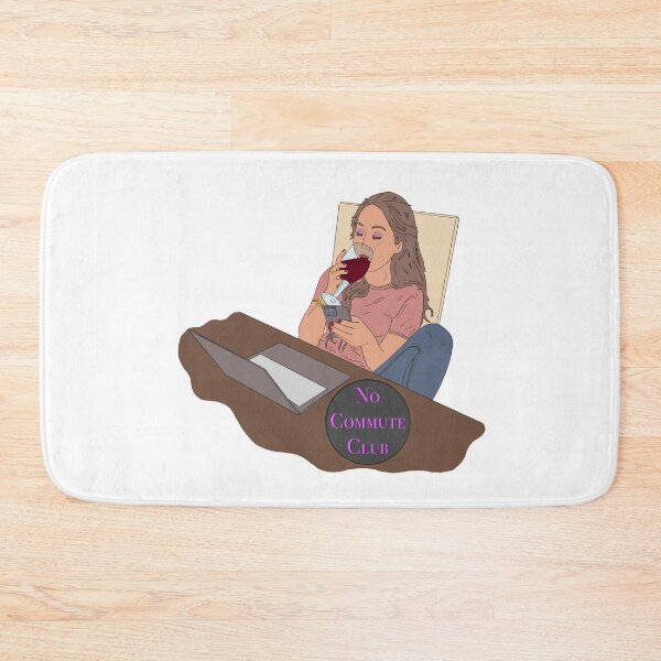 Item preview, No Commute Club - Drinking on the Job designed and sold by BubbleDesigns4U.