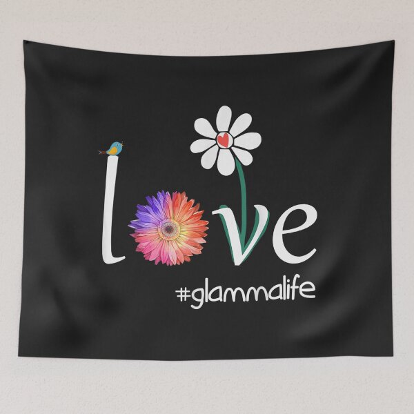 Aperçu de l'œuvre Love Glamma Life Daisy T-shirt de grand-mère pour femme drôle pour la fête des mères TShirt127 créée et vendue par JeffreyMCombs.