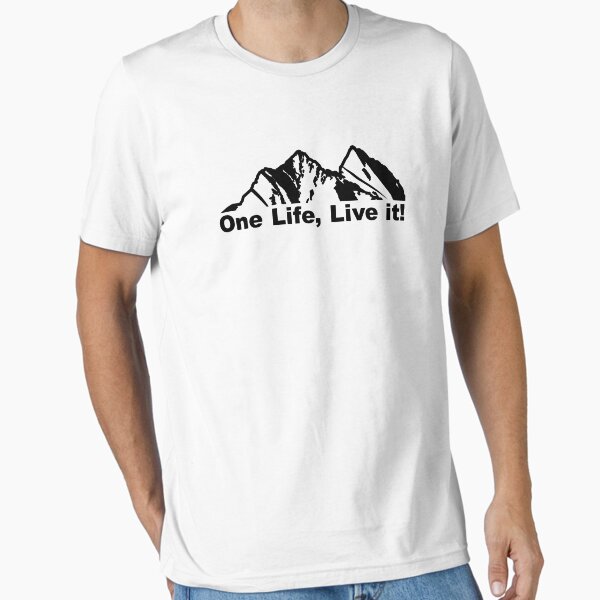 Item preview, One life live it - Mountain theme  designed and sold by turnerco.